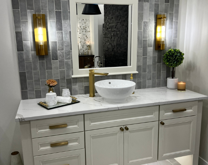 Bathroom remodel example in Lady lake, FL flooring store